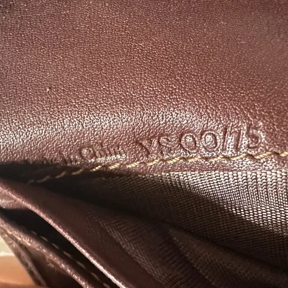 Ultra Rare Celine Denim Popularity Macadam Long Wallet Japan Exclusive - Picture 12 of 12